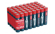 ANSMANN alkalická mikro batéria, 1,5 V (AAA), 40 ks