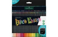 FABER-CASTELL Black Edition farebné ceruzky, 50 ks