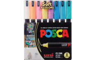 POSCA marker PC-1MR popisovač, pastelové farby, 8 ks